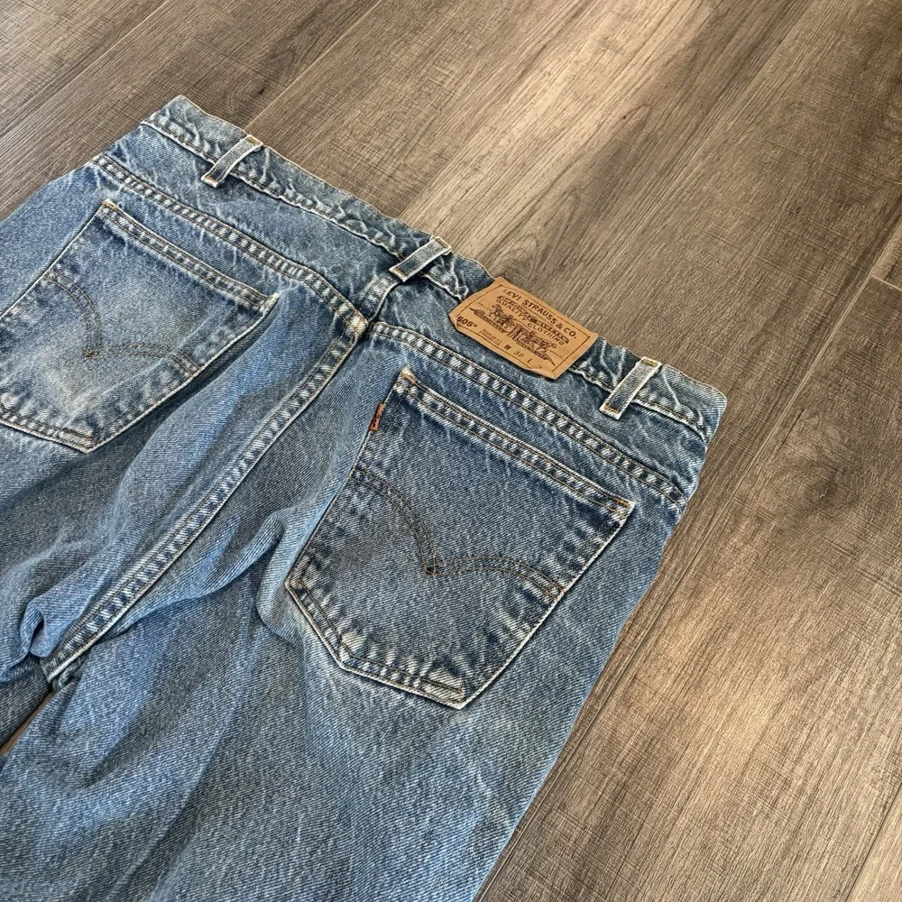 Vintage Levi's 505 Orange Tab Regular Fit 38x32 Measures (36x28) Light Fade Wash